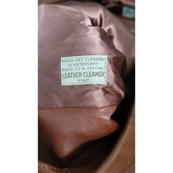 Vtg 1970s Remy Leather Fashions Jacket - Picture 8 of 11